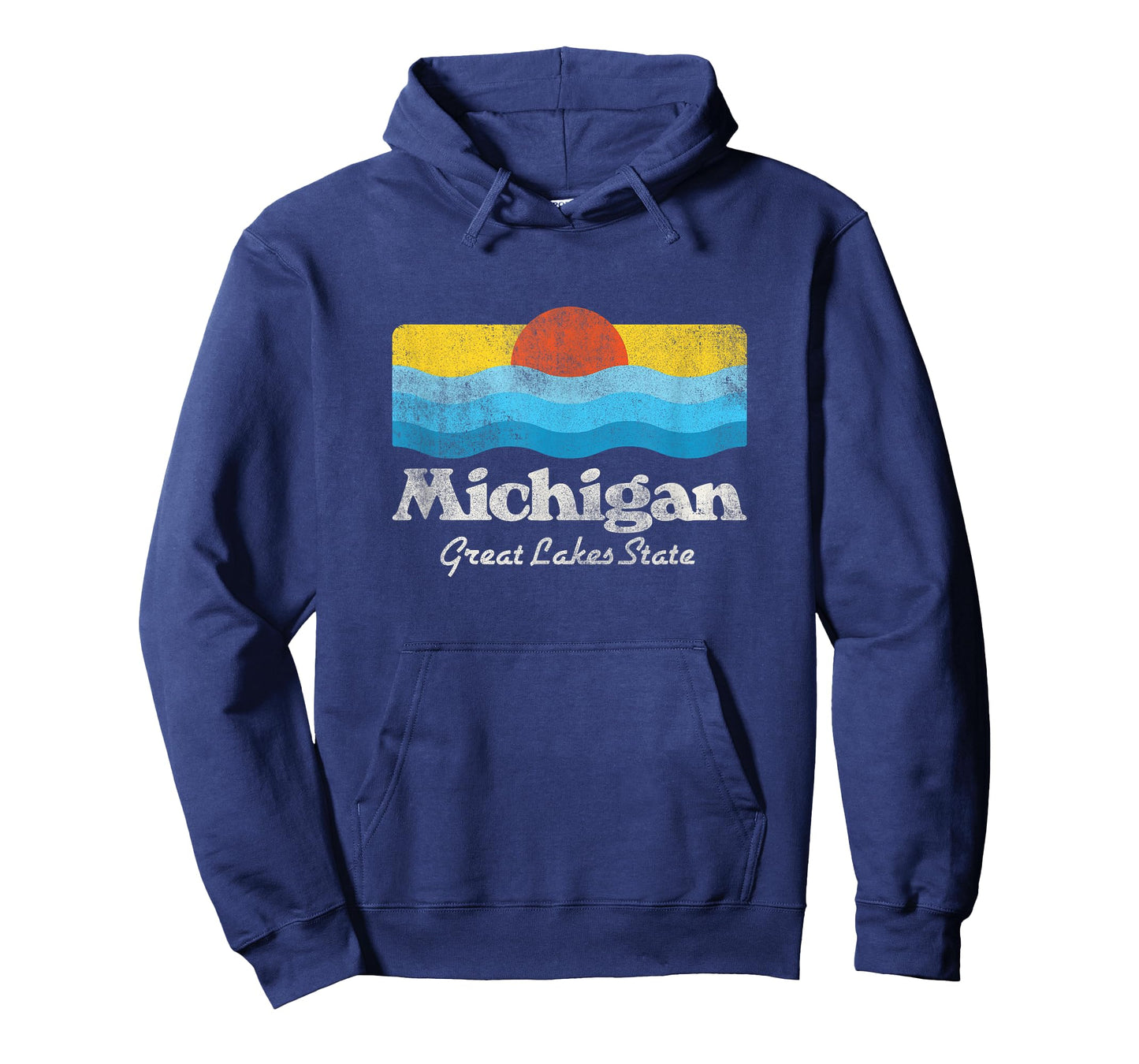 Retro Michigan Great Lakes State T-Shirt T-Shirt