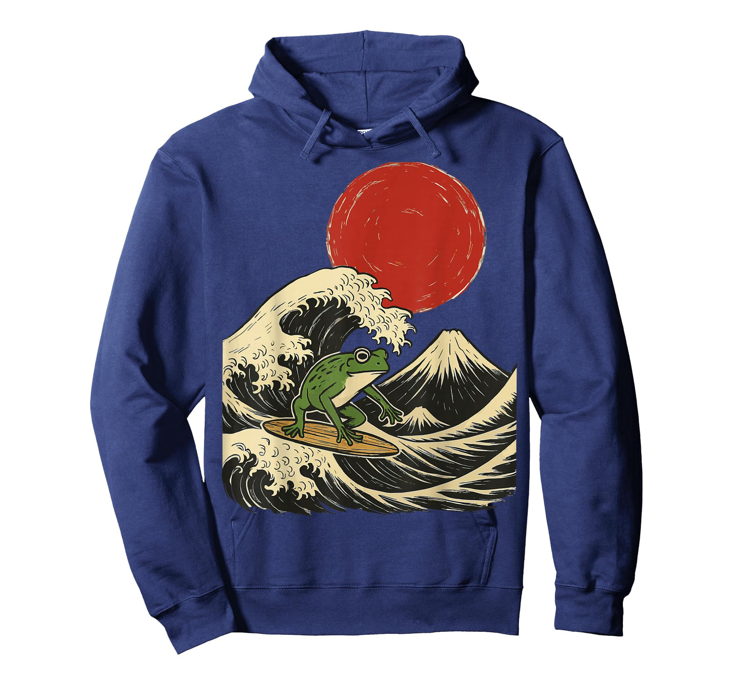 Frog Surfing Japanese T-Shirt