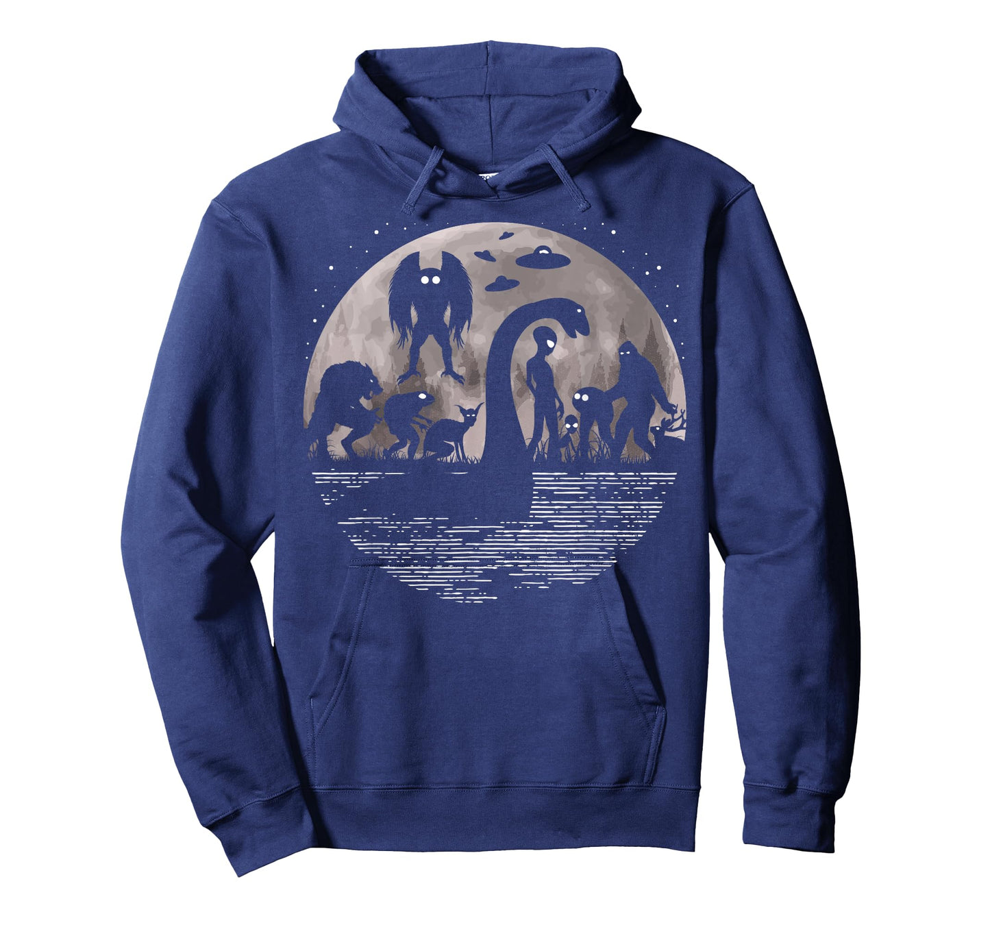 Bigfoot Loch Ness Monster Mothman And Aliens! Funny Cryptid T-Shirt
