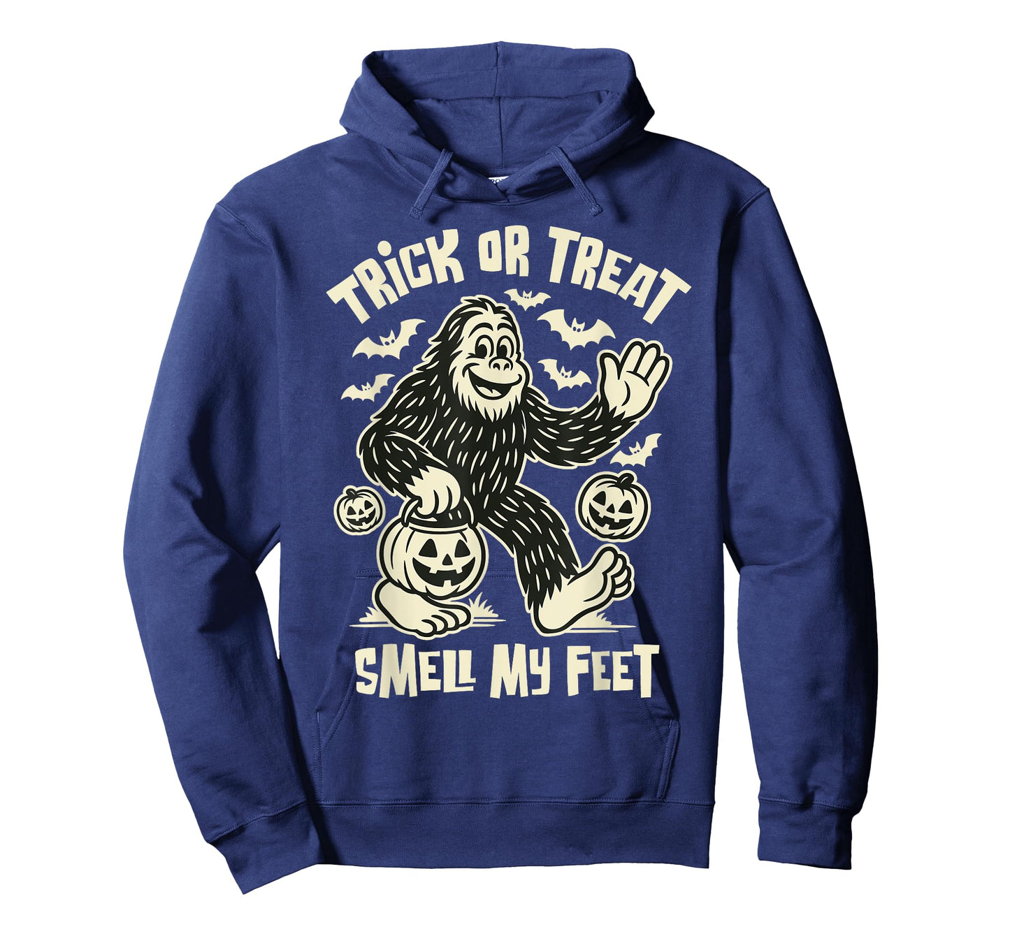 Trick or Treat Smell My Feet Funny Bigfoot Halloween T-Shirt