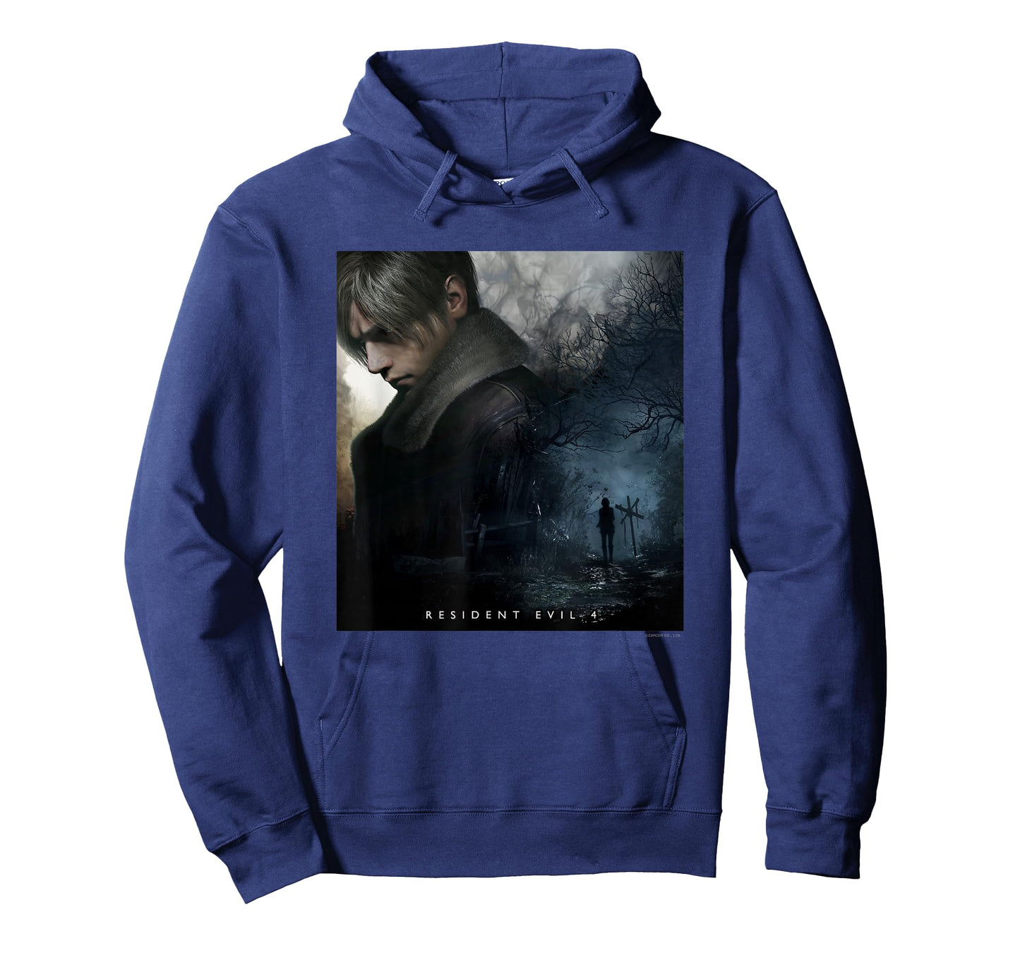 CAPCOM Resident Evil 4 Black Cotton T-Shirt - Classic Fit, Crew Neck, Short Sleeve