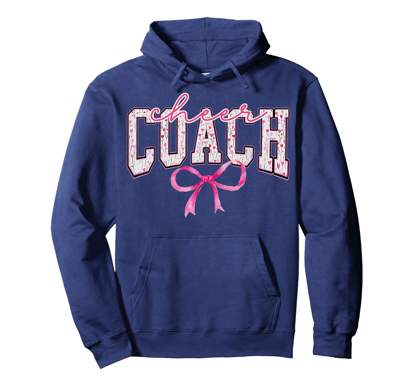 Cheer Coach Flower Coquette Bow Cheerleader Cheerleading T-Shirt