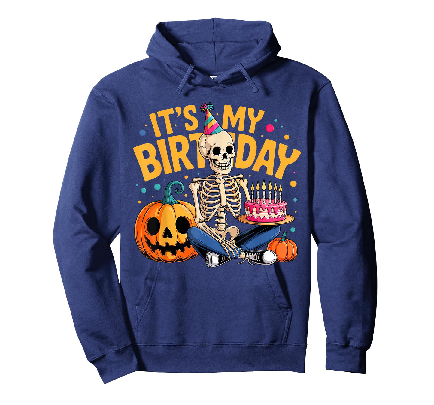 It's My Birthday Skeleton Happy Halloween Birthday Party T-Shirt