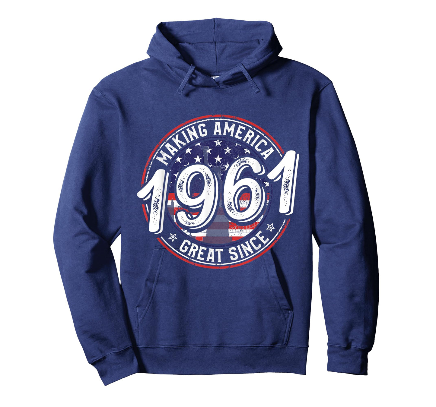 Making America Great Since 1961 American Flag Birthday Women Kids Men T-Shirt