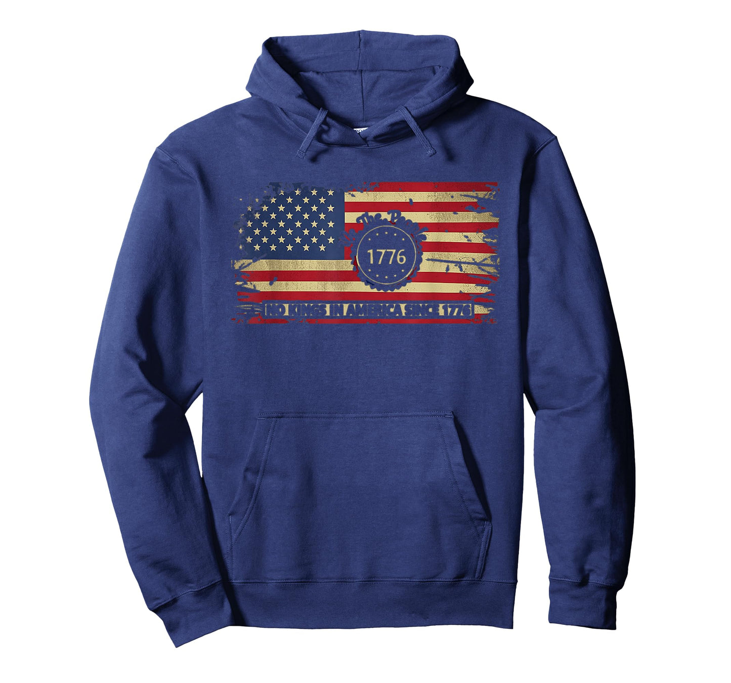 Let's go Taco No Kings In America Since 1776 American Flag T-Shirt