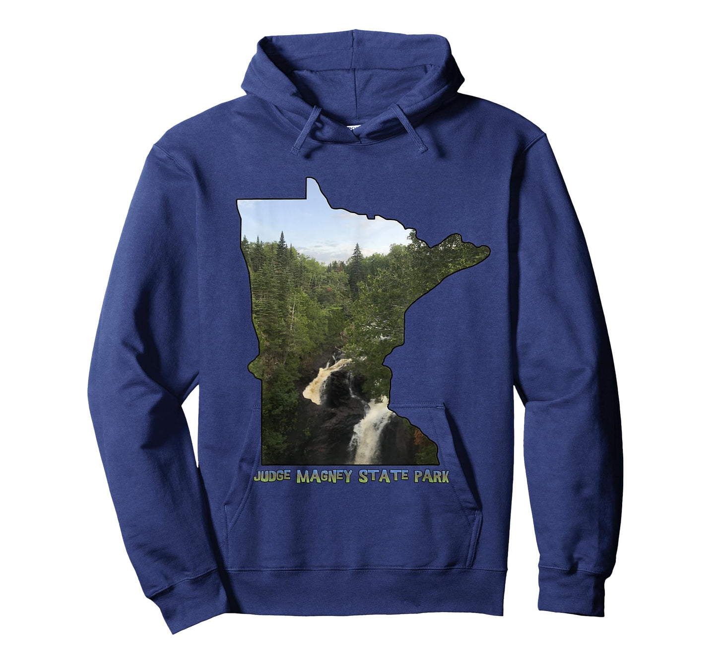 Minnesota Outline (Devil's Kettle in Judge Magney State Park T-Shirt
