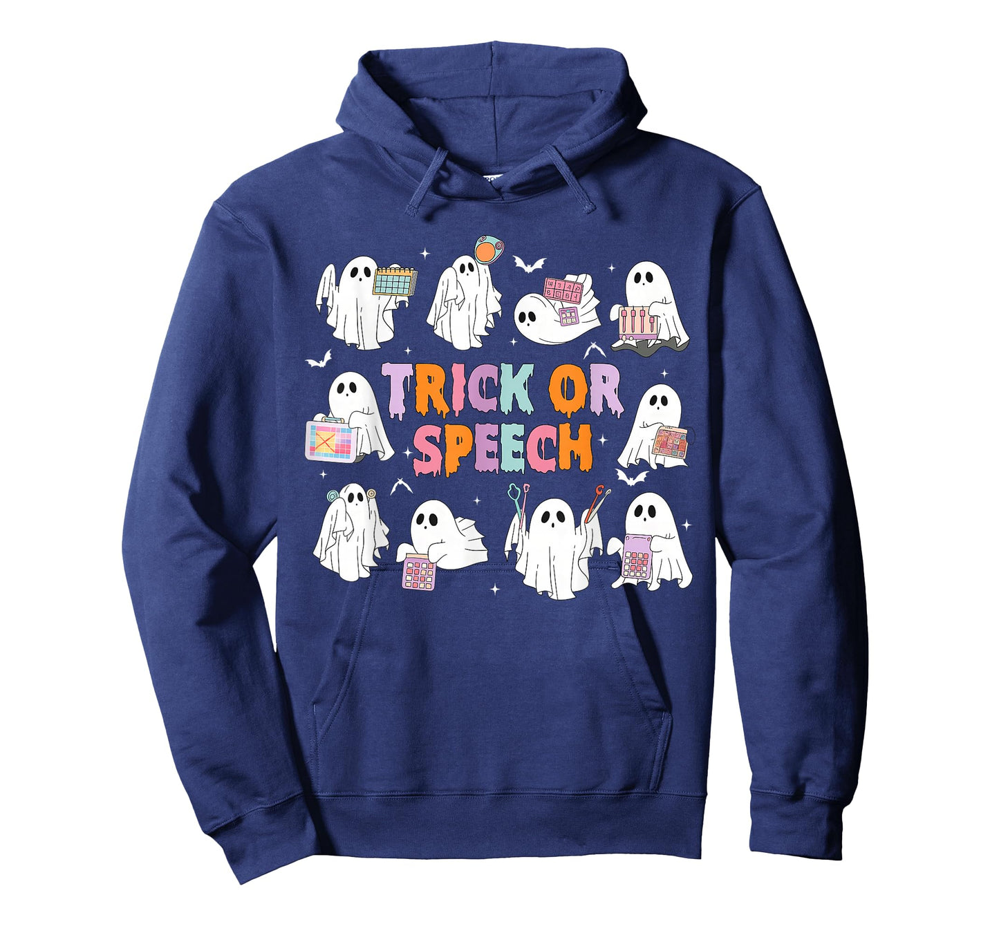 Trick Or Speech Funny SLP Speech Therapy Ghost Halloween T-Shirt