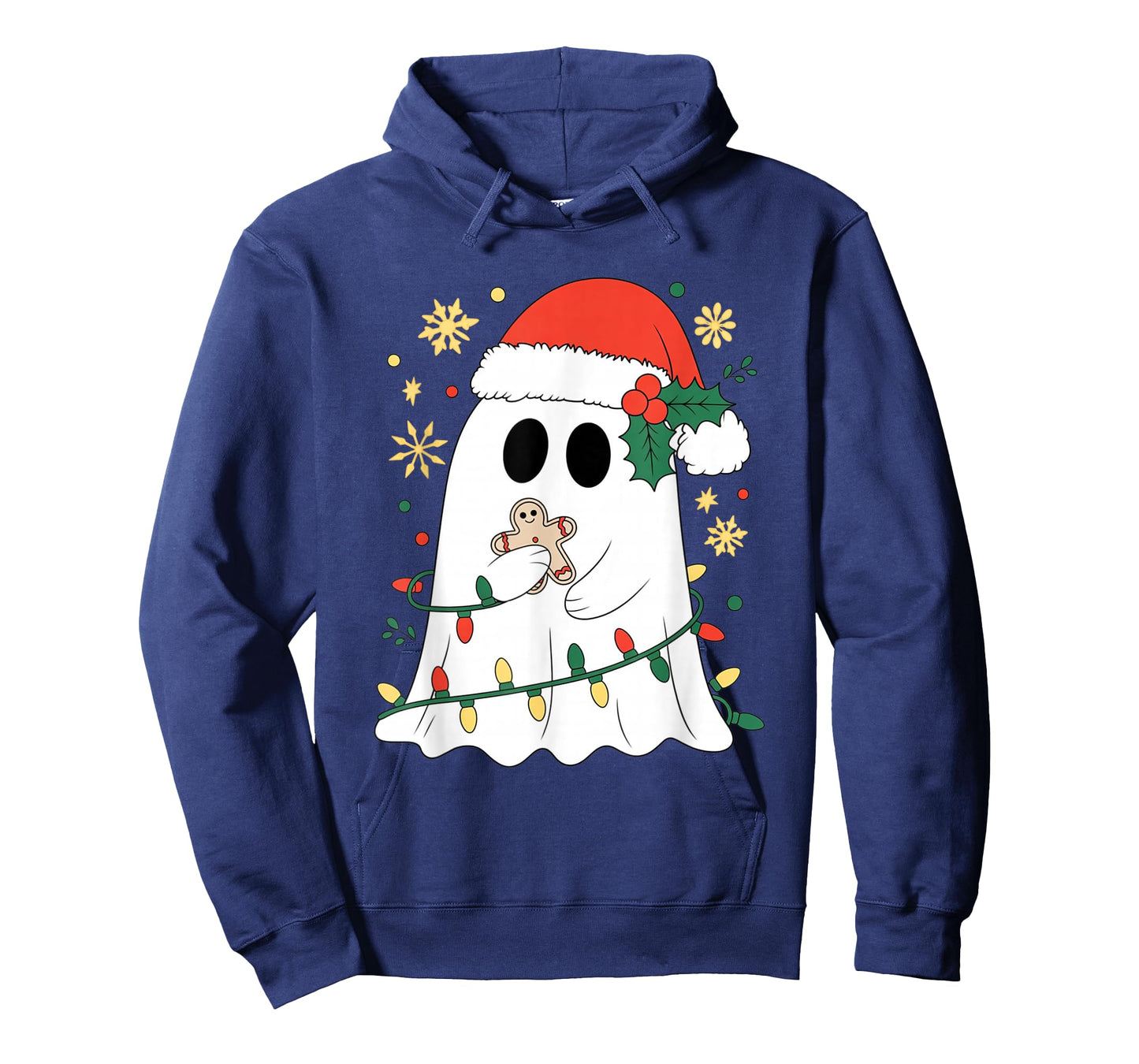 Ghost Christmas Santa Spooky Christmas T-Shirt