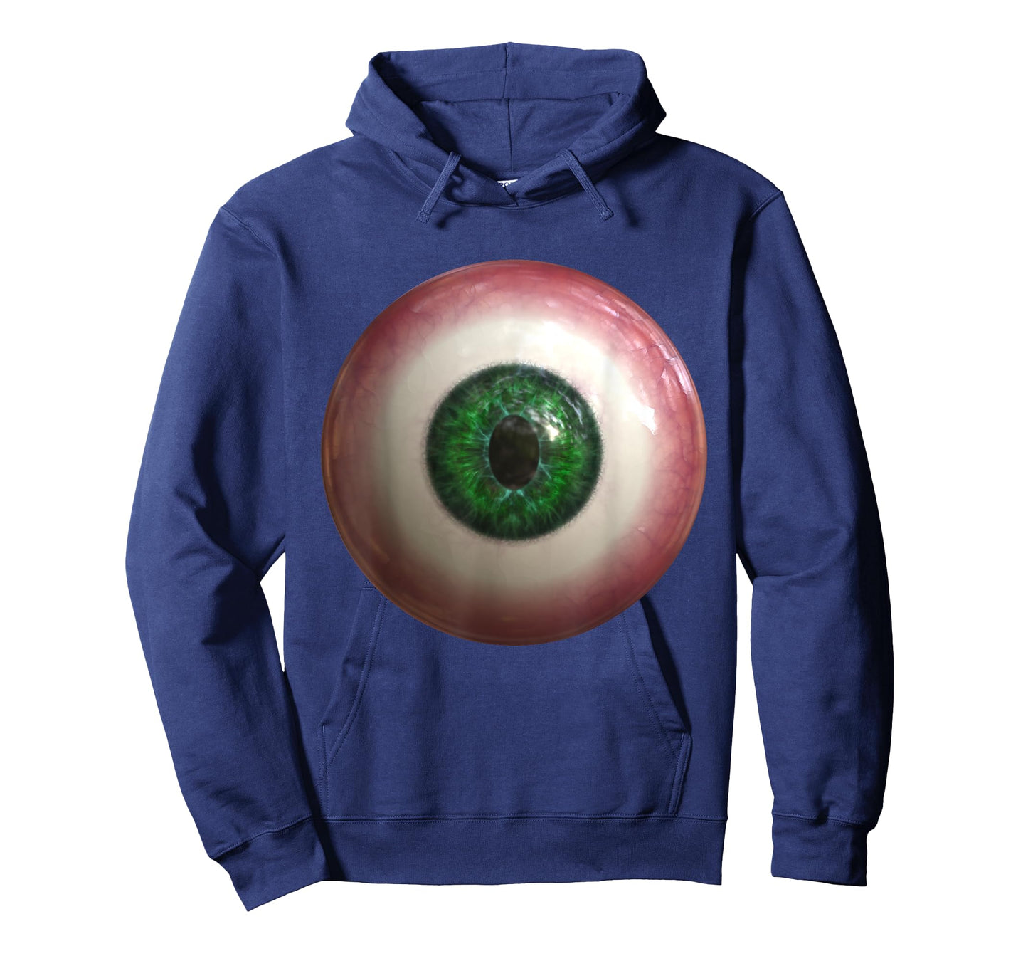 Big Green Eyeball Creepy Funny Lazy Easy Halloween Costume T-Shirt