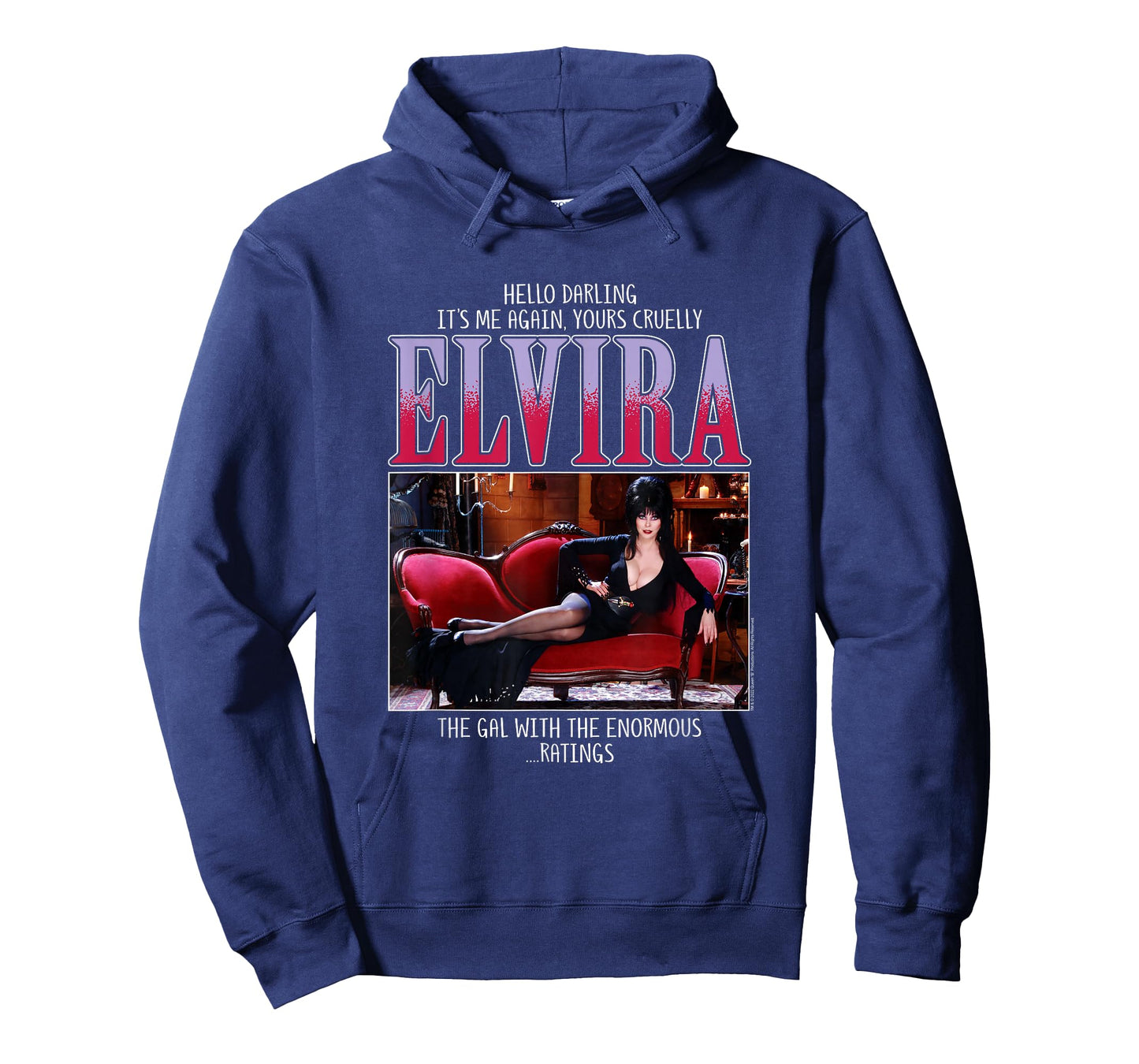 Elvira, Mistress of The Dark Enormous Ratings Horror TV Host T-Shirt