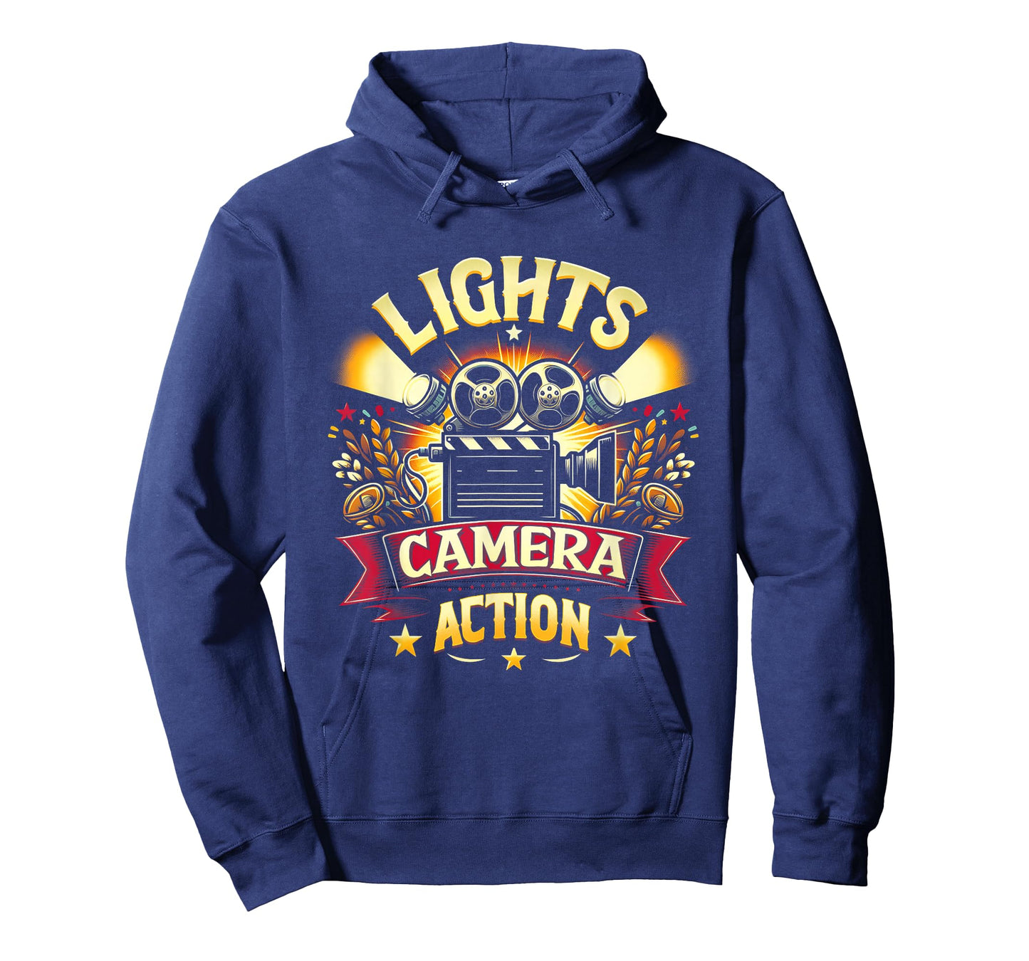 Lights Director Camera Movie Action Film Featuring A Film T-Shirt