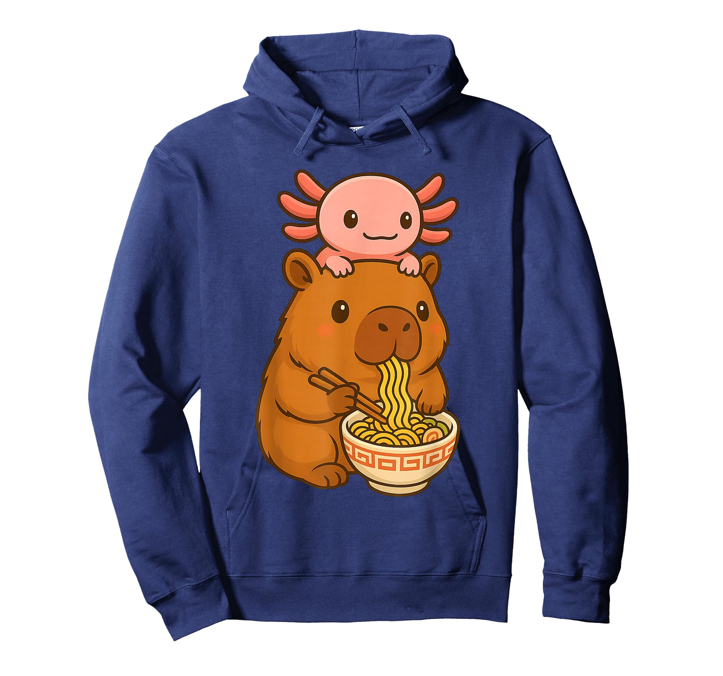 Capybara Anime Ramen Axolotl Funny Graphic Kawaii Capibara T-Shirt