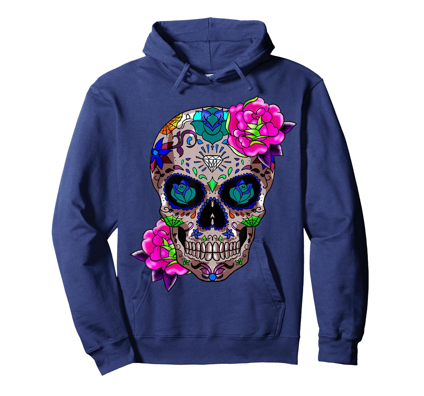 Sugar Skull Day Of The Dead Cool Bone Head Skulls Gift Idea T-Shirt