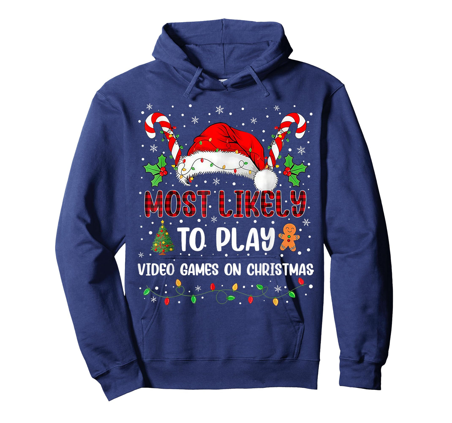 Most Likely to Play Video Games On Christmas Matching Family T-Shirt