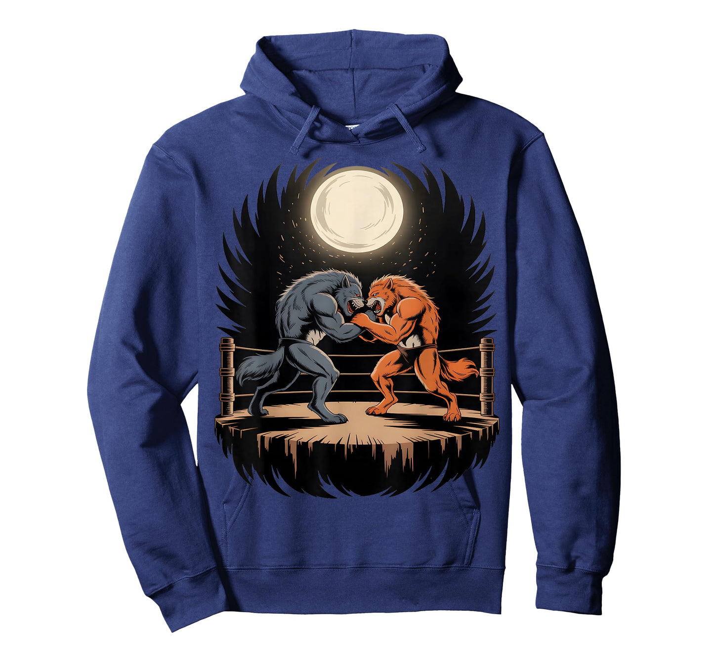 Halloween Werewolf Wrestling T-Shirt