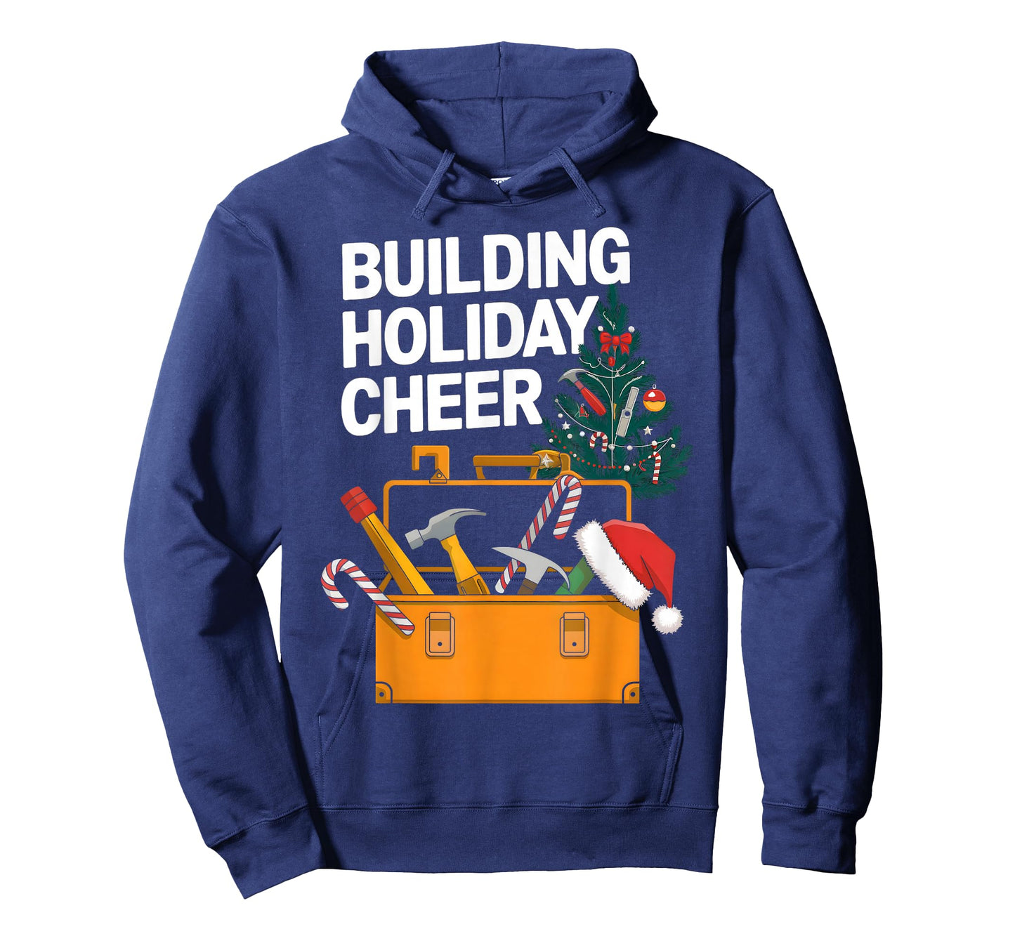 Building Holiday Cheer Christmas Funny Builder Construction T-Shirt