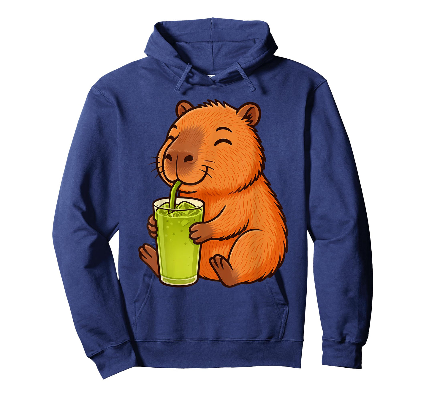 Cute Capybara Drinking Japanese Matcha Kawaii Capybara T-Shirt