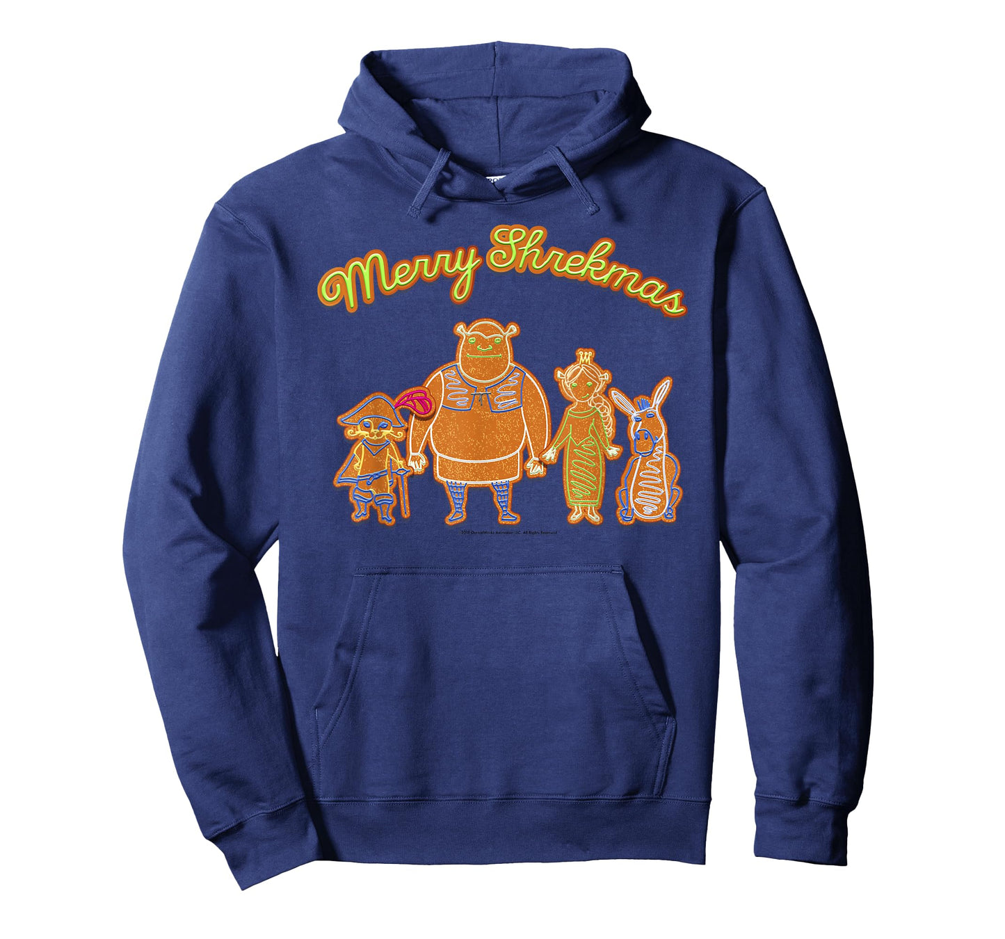 Shrek Merry Shrekmas Group Shot Holiday Cookies Portrait T-Shirt