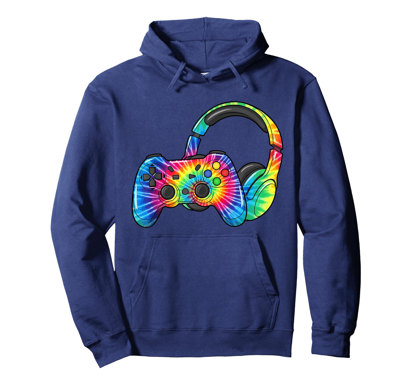Tie Dye Gaming Headset Controller Video Games Gamer T-Shirt