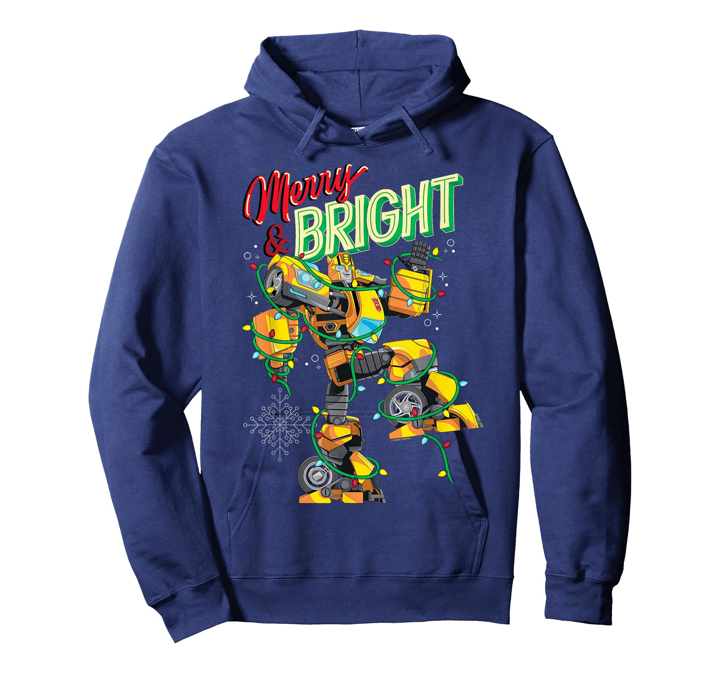 Transformers Evergreen Christmas Merry & Bright Bumblebee T-Shirt