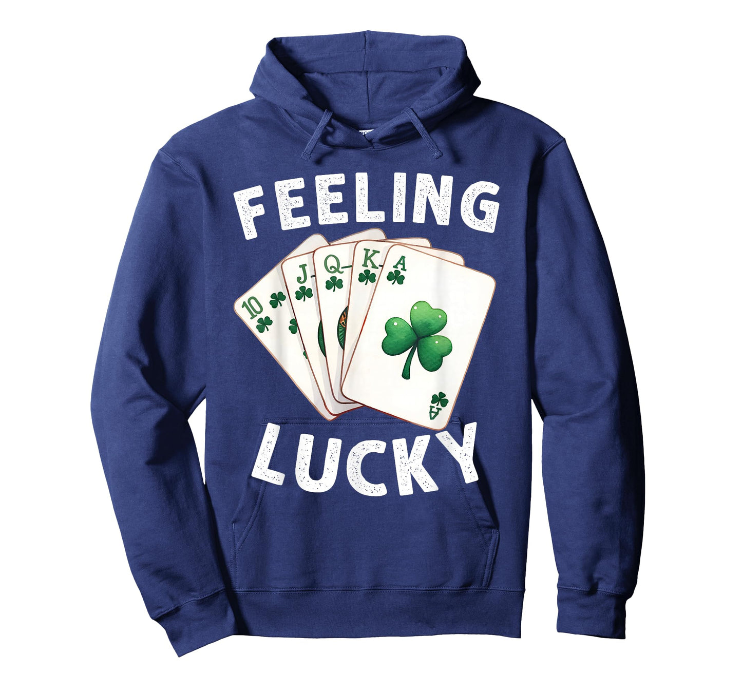Feeling Lucky Poker Playing Cards Shamrock St. Patrick's Day T-Shirt