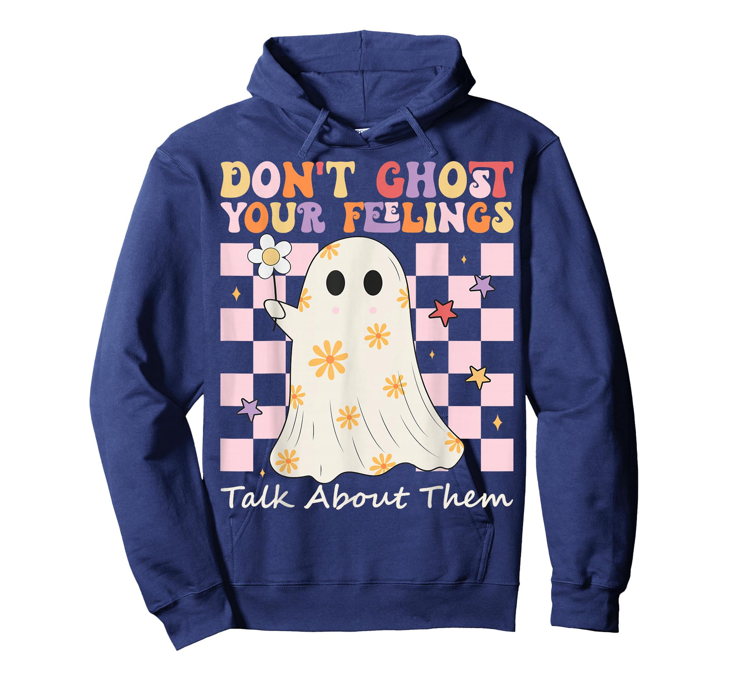 Mental Health Halloween Don't Ghost Your Feelings Halloween T-Shirt