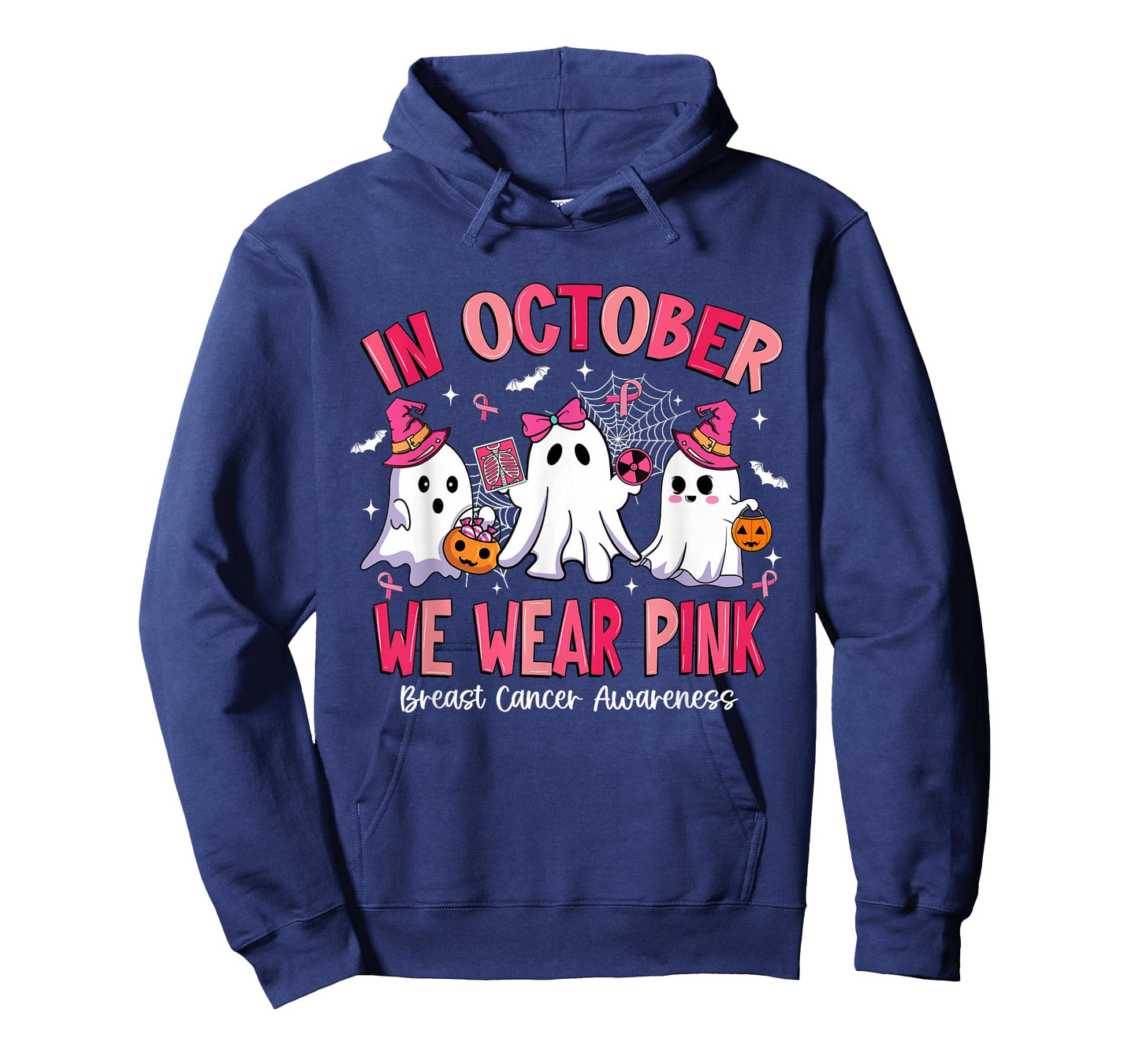 in October We Wear Pink Radiology Breast Cancer T-Shirt