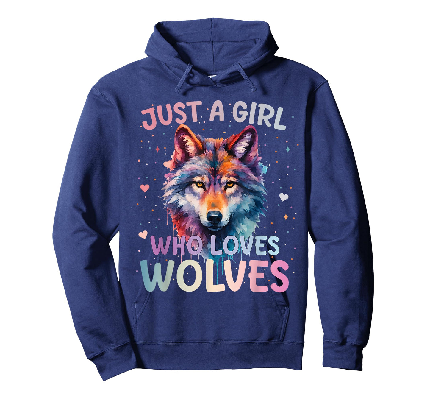 Just A Girl Who Loves Wolves Wolf Lover Women Girls T-Shirt