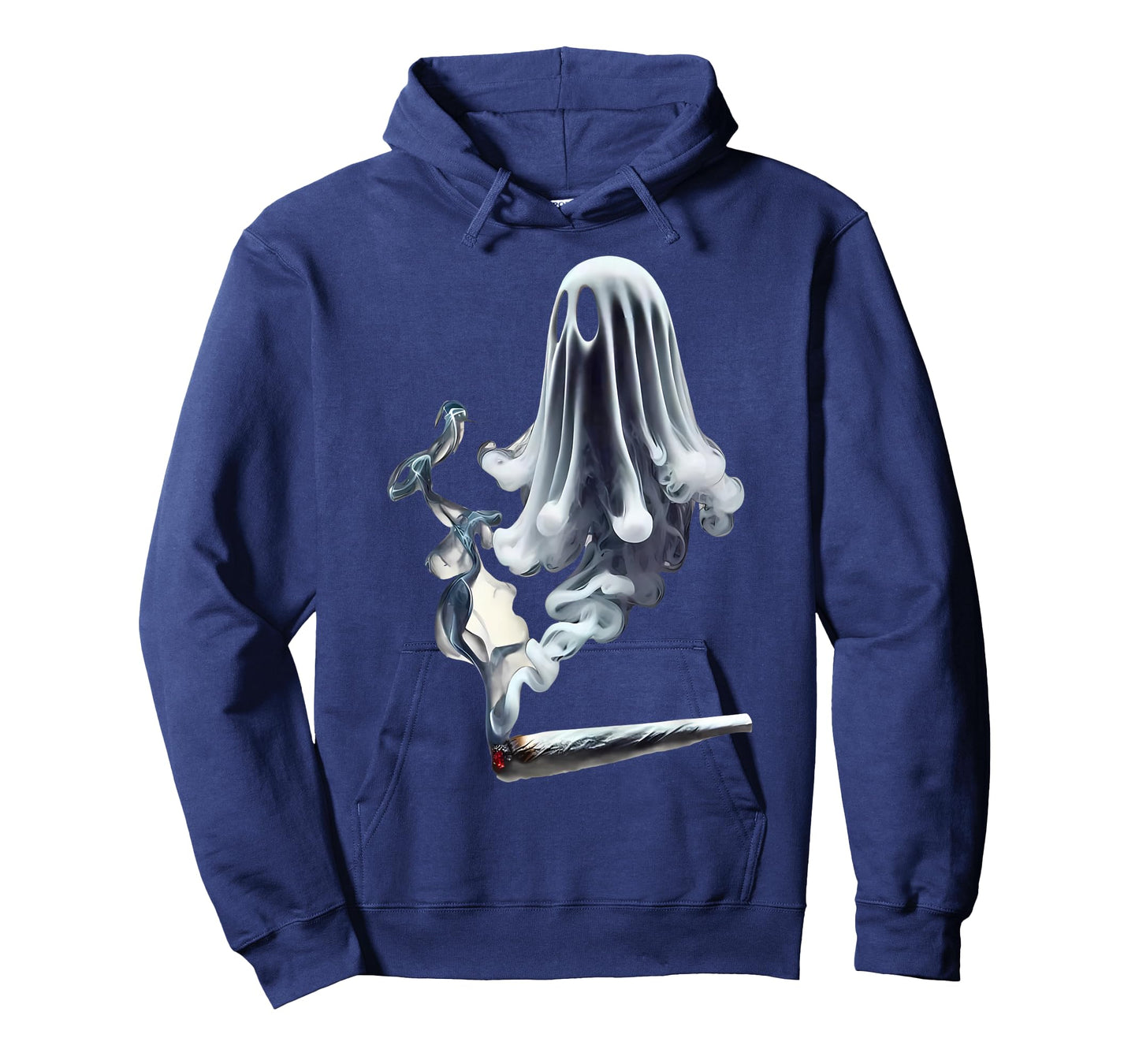 Smoking Ghost Spooky Halloween Marijuana 420 Weed Cannabis T-Shirt