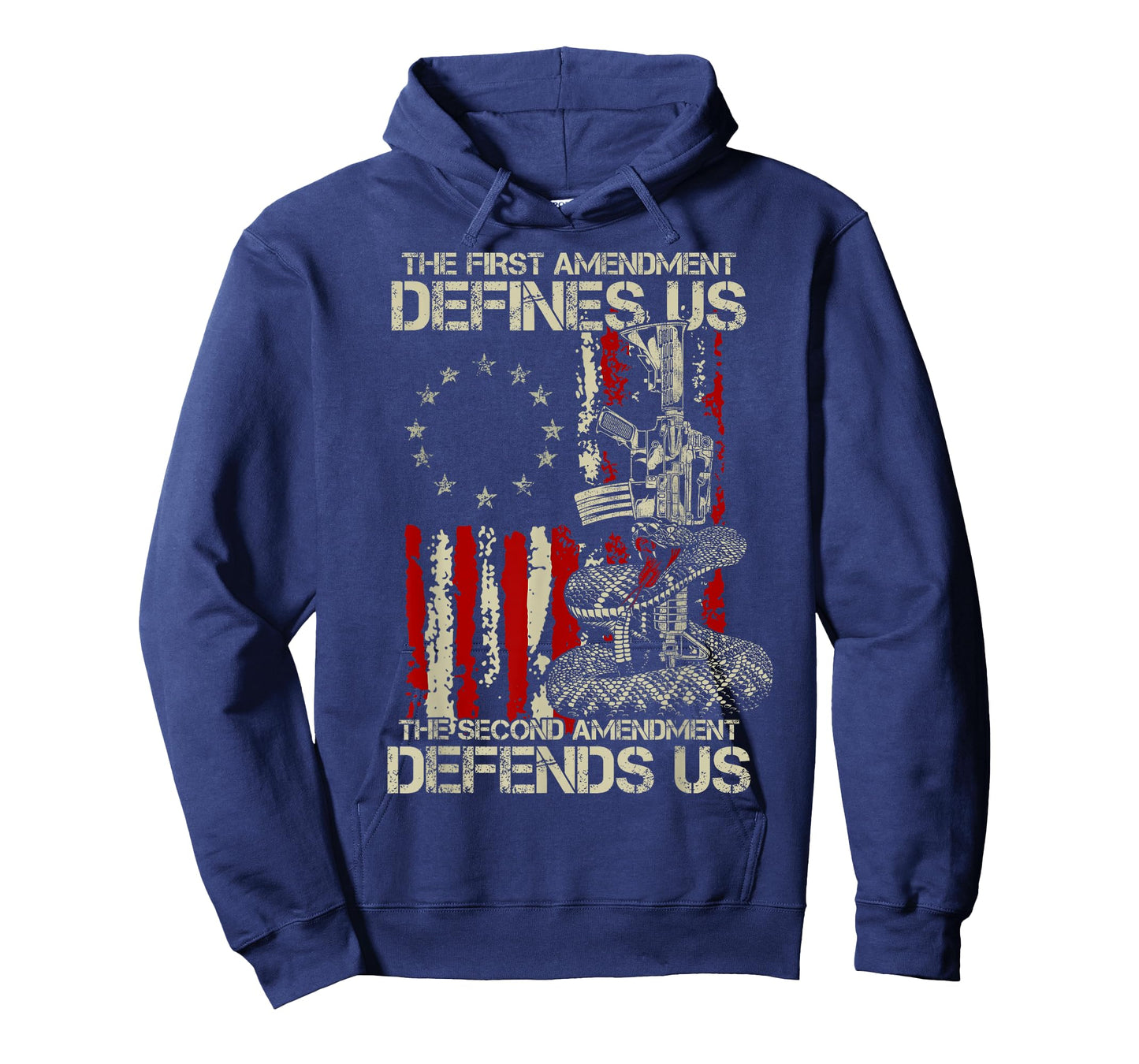 The First Amendment defines us American Flag T-Shirt