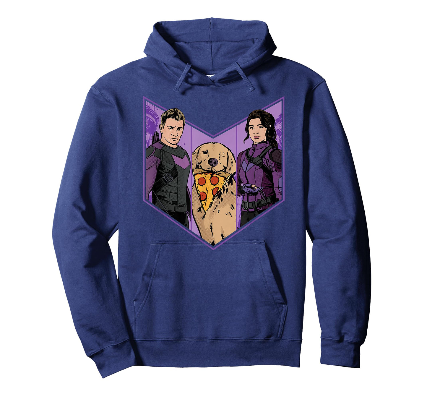 Marvel Hawkeye Clint Barton Kate Bishop and Lucky Arrow T-Shirt