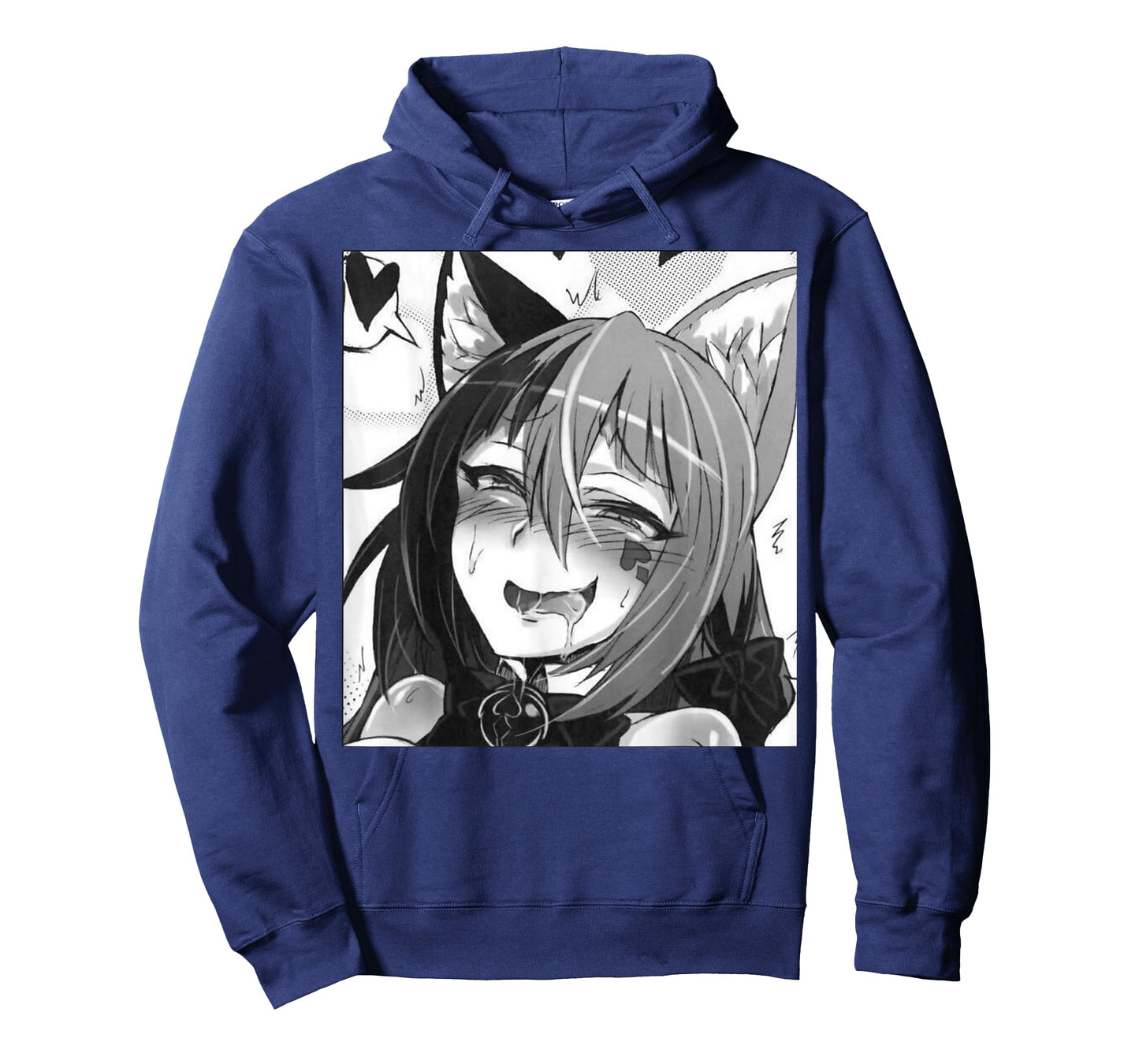 Otaku Ahegao Neko Cat Ears Anime/Weeb Lover T-shirt T-Shirt