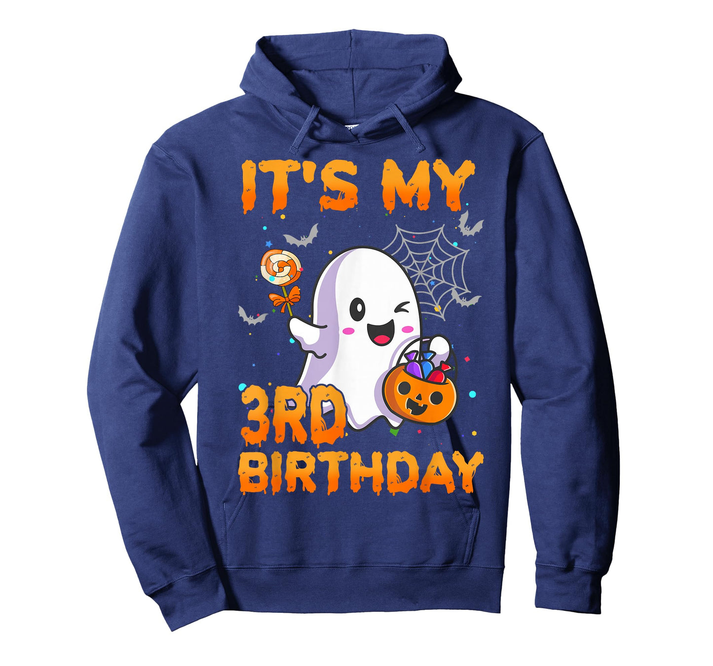 It's My 3rd Birthday Kids Boo Ghost Pumpkin Candy Costume T-Shirt