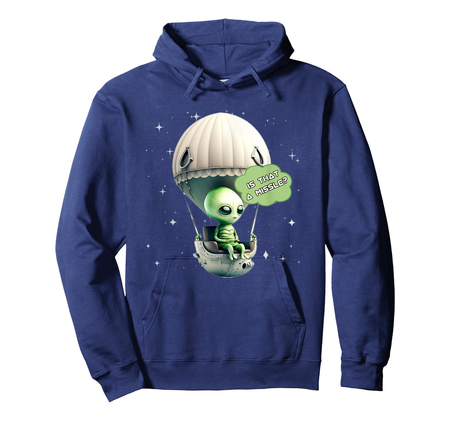 Funny Alien Balloon UFO Hot Air Balloon Alien Ship Lovers T-Shirt