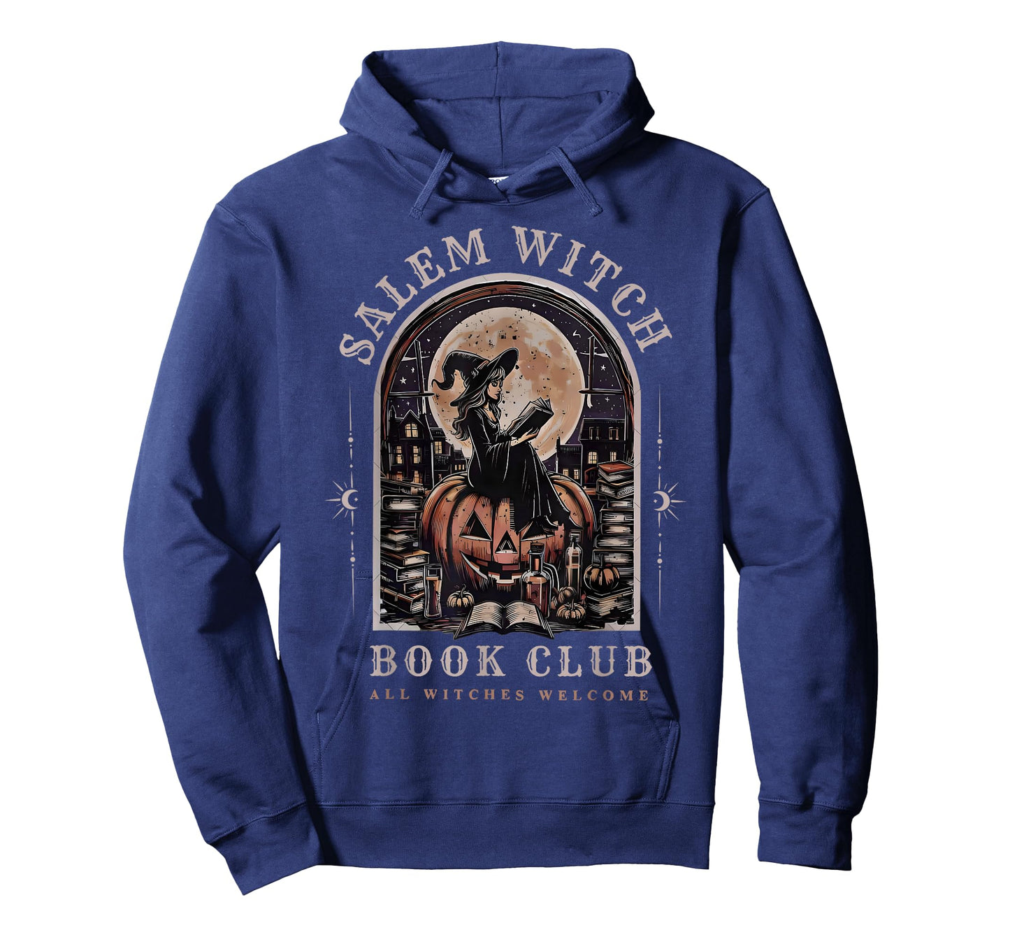 Salem Witch Book Club All Witches Welcome Spooky Halloween T-Shirt