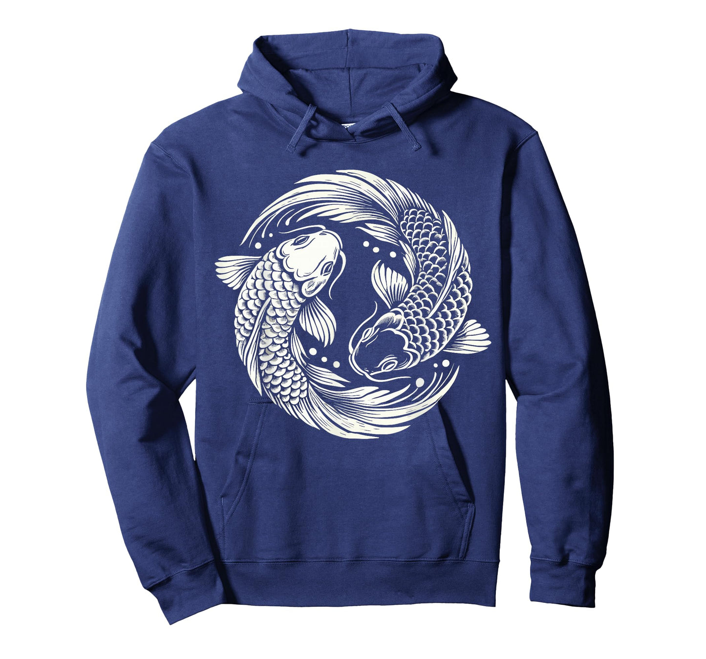 Retro Yin And Yang Japanese Koi Fish T-Shirt