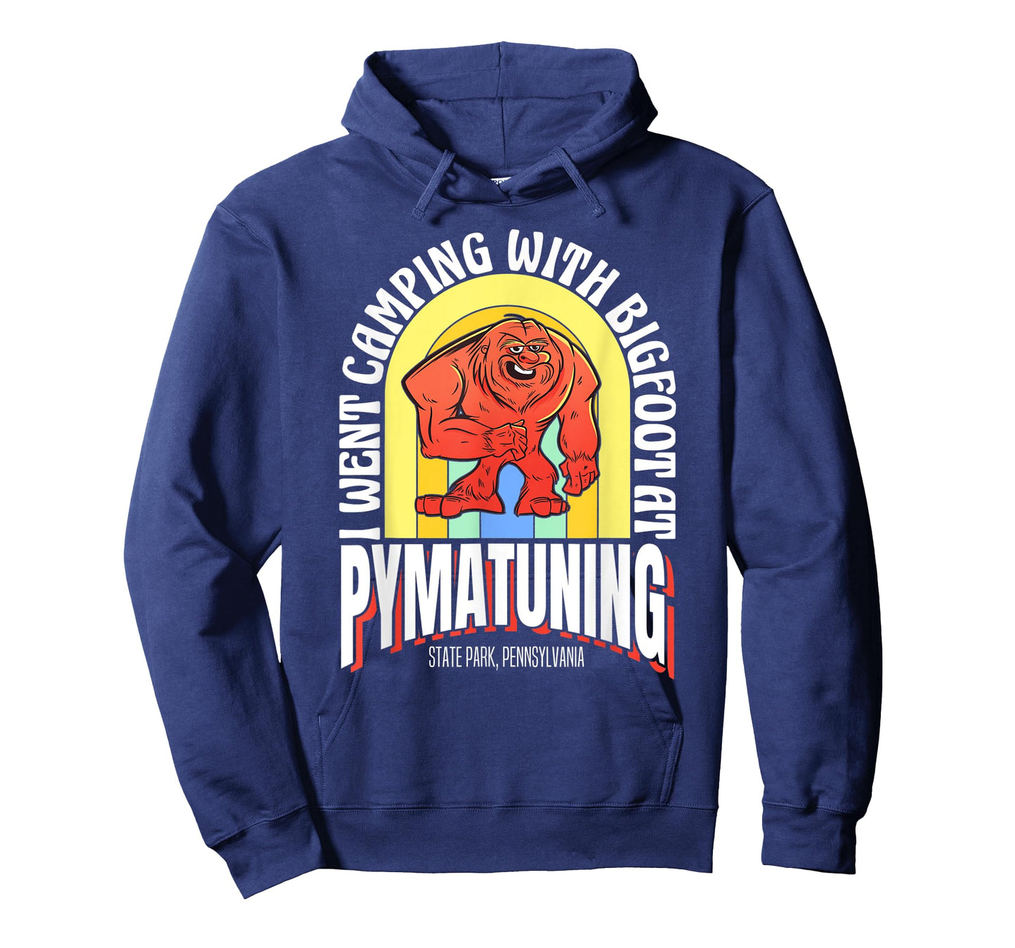 Camping With Bigfoot Pymatuning State Park Pennsylvania T-Shirt