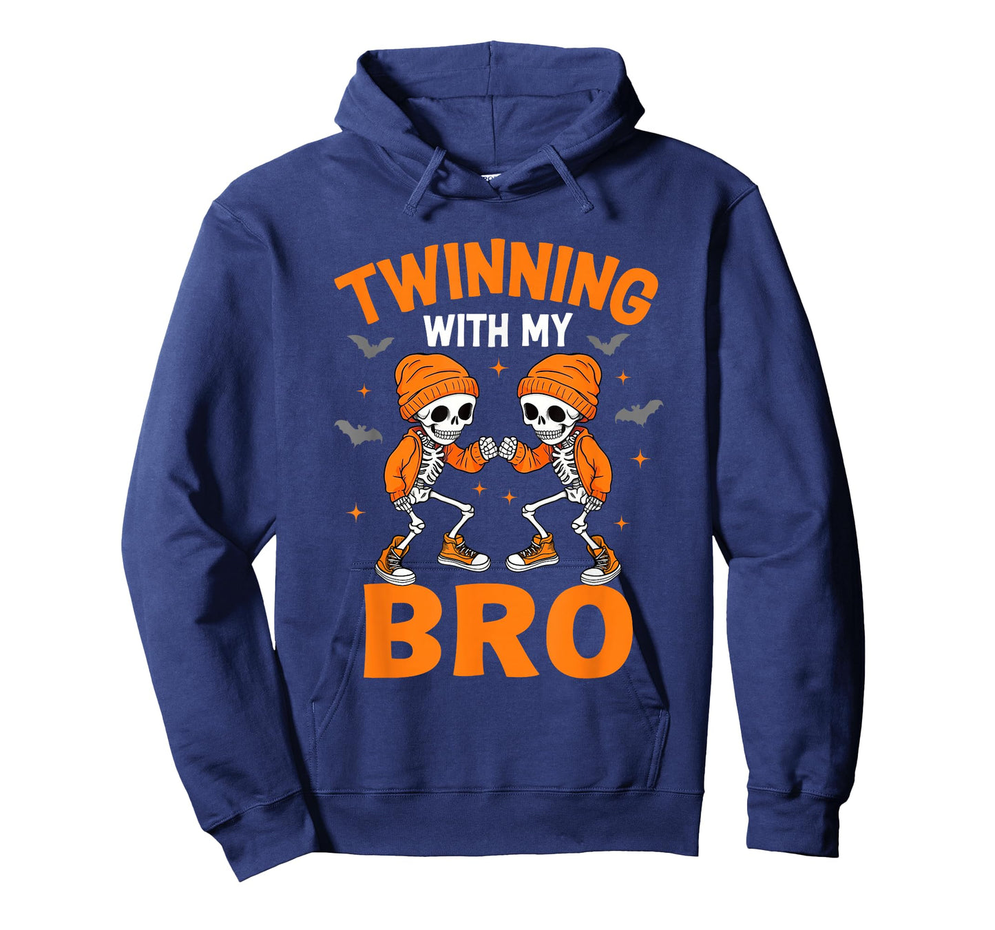 Twin Boys Twinning Halloween Best Friend Matching Skeleton T-Shirt