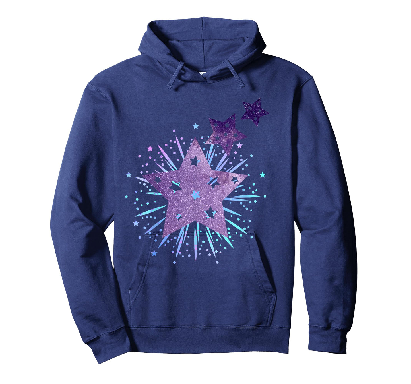 Purple Starburst Shooting Star T-Shirt