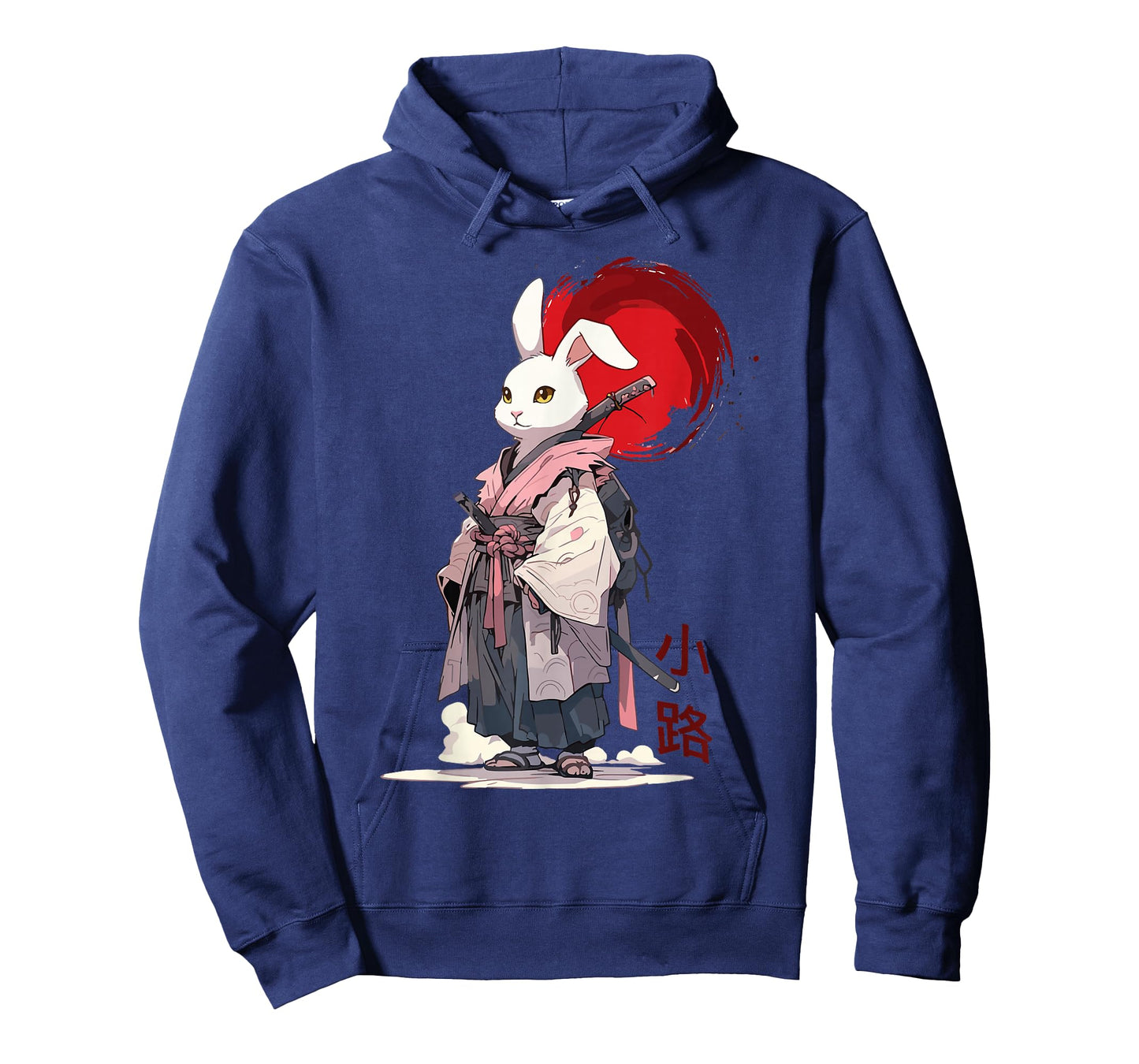 Samurai Bunny Shirts for Women Men Vintage Graphic Japanese T-Shirt
