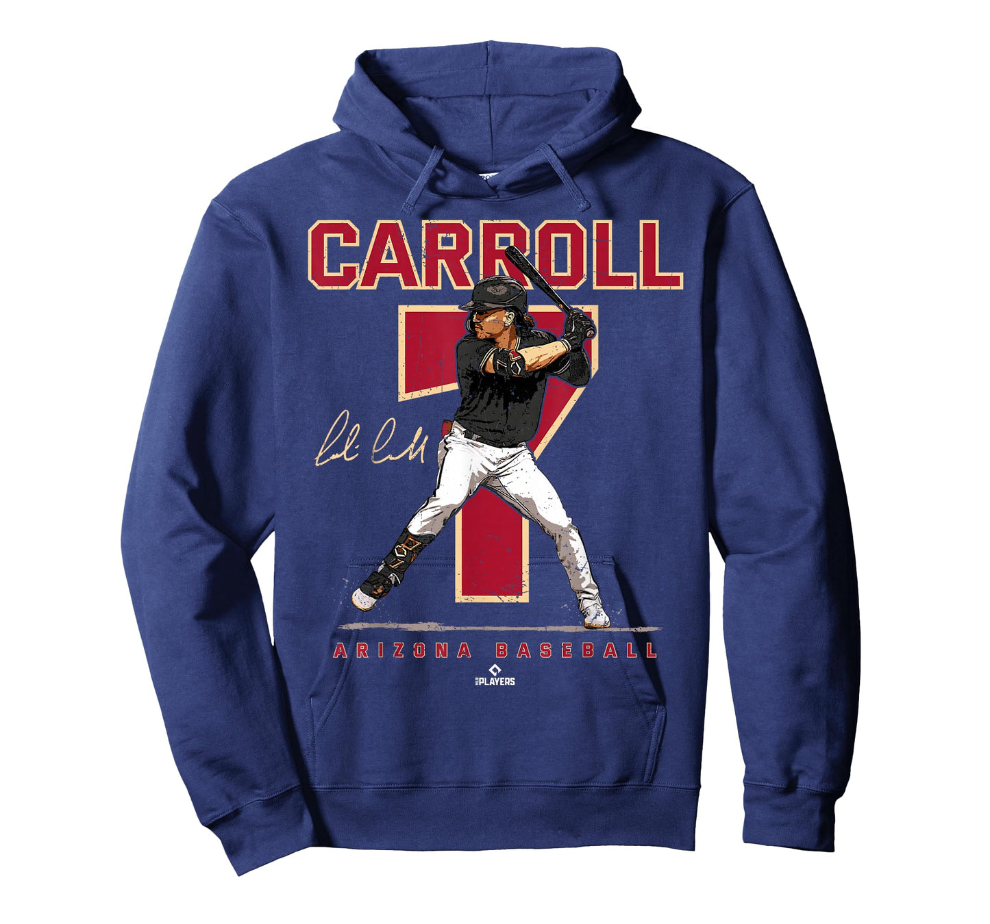 Number and Portrait Corbin Carroll Arizona T-Shirt