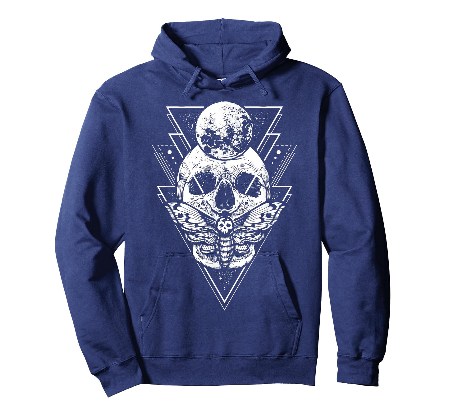 Crystal Moon and Death Moth - Mystic Pagan Skeleton T-Shirt