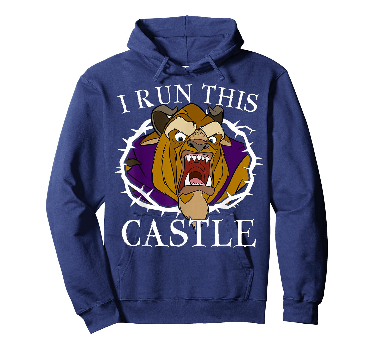 Disney Beauty And The Beast I Run This Castle Thorn Portrait T-Shirt
