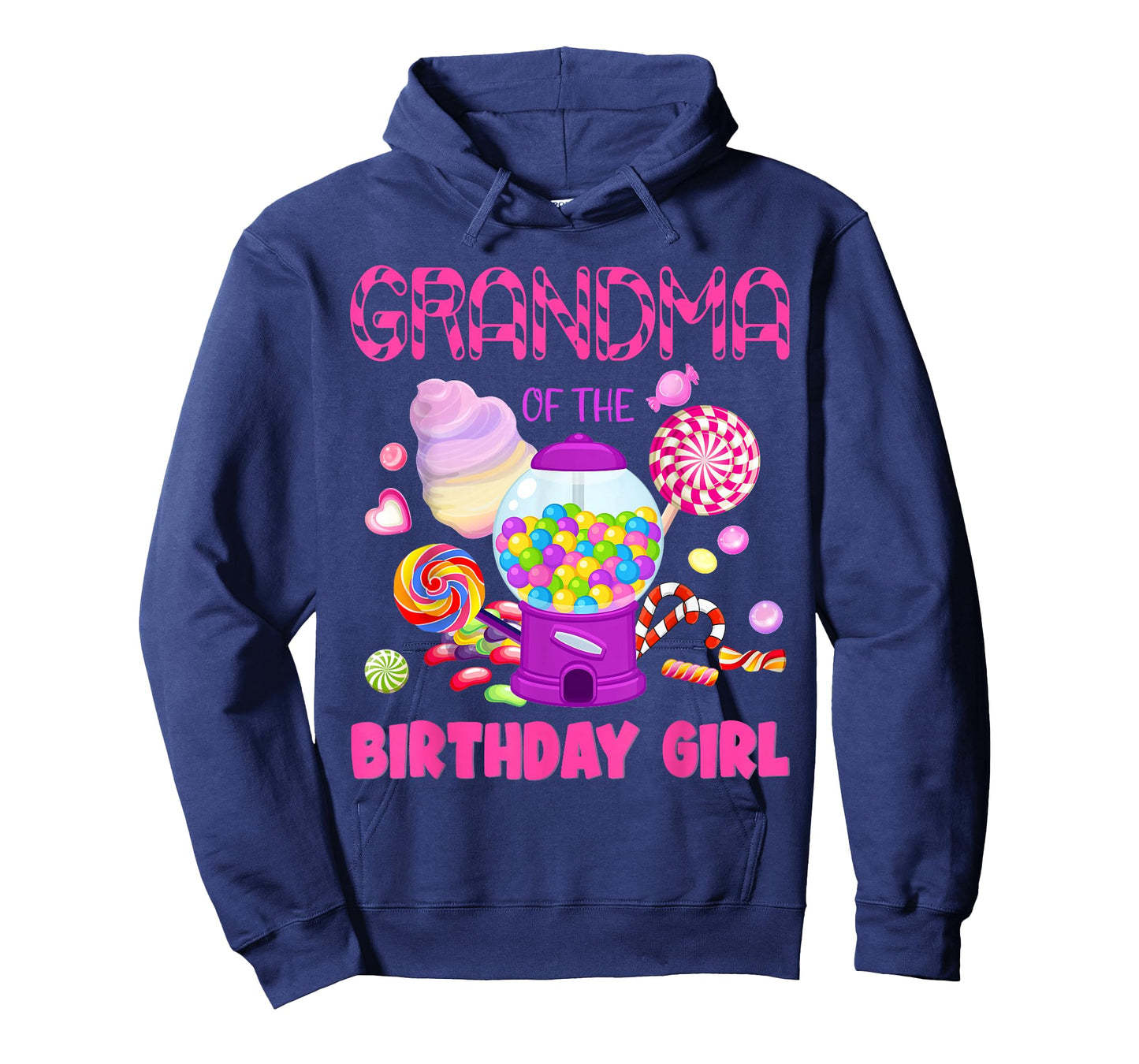Grandma Of The Birthday Gifts Girl Candyland Candy Birthday T-Shirt