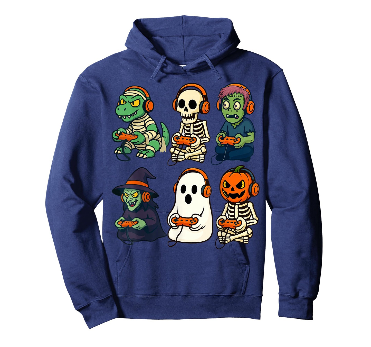 Halloween Boys Kids Gamer Dinosaur Skeleton Ghost Witch T-Shirt