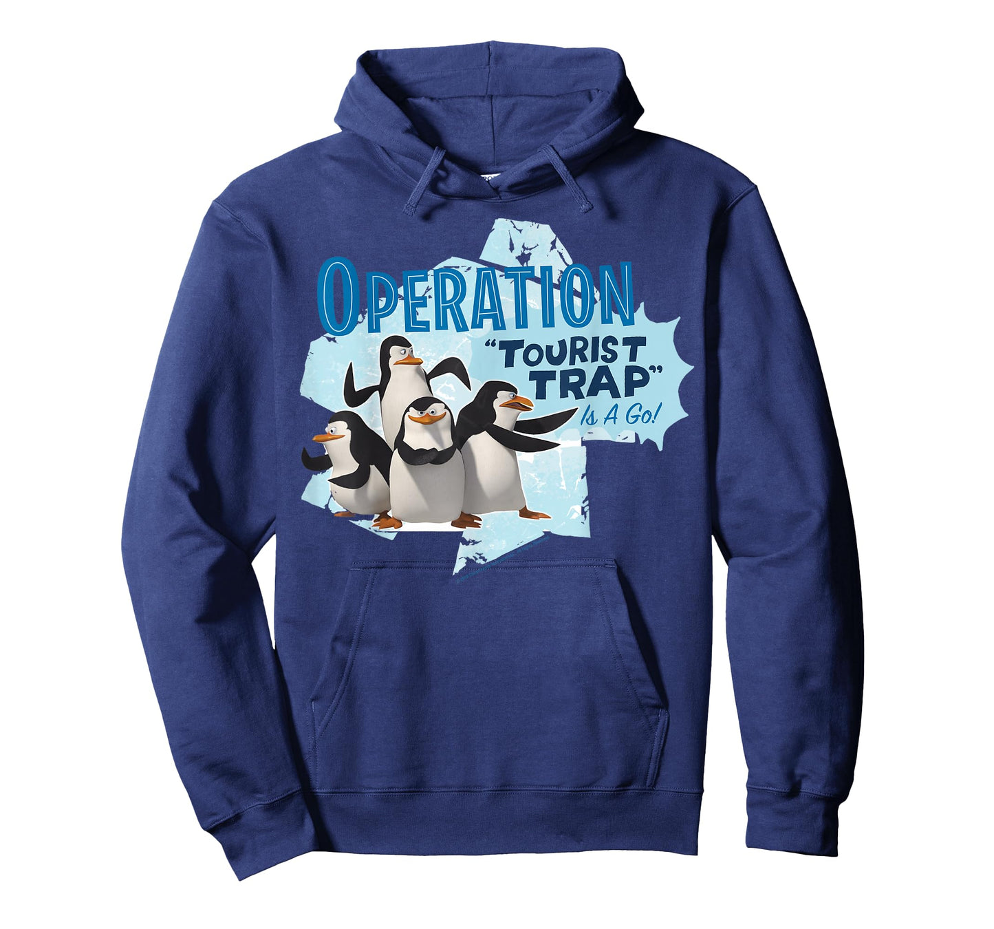 Madagascar Penguin Operation Tourist Trap Text Poster T-Shirt