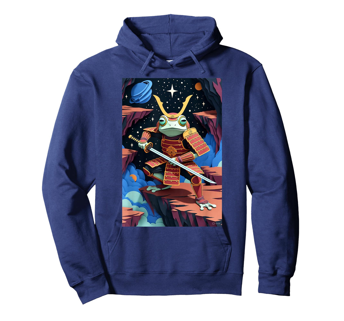 Astral Samurai Frog Warrior T-Shirt