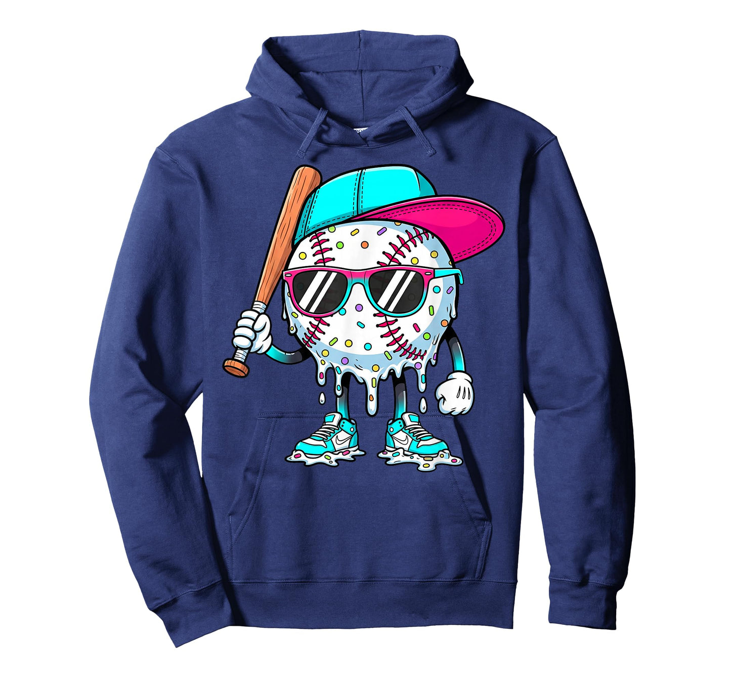 Baseball Lifestyle 101 Apparel Youth Baseball Drip Icecream T-Shirt