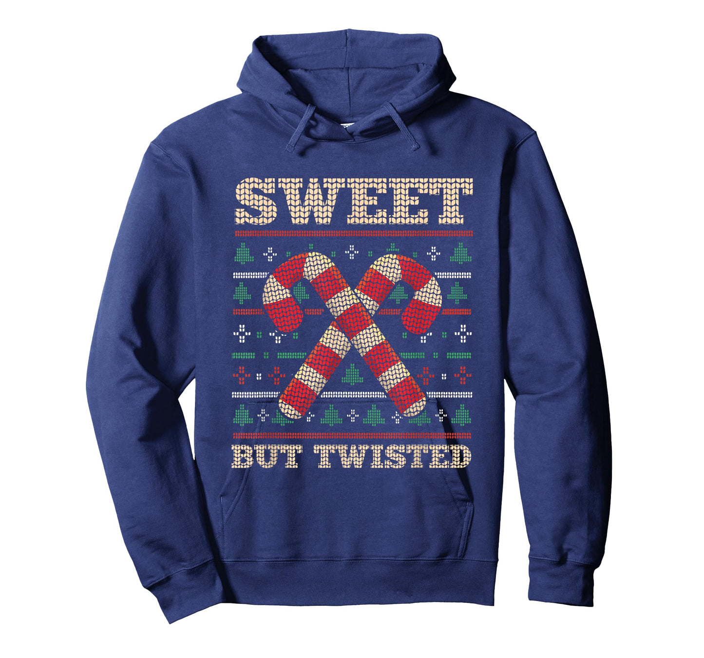 Sweet But Twisted Funny Candy Cane Christmas T-Shirt
