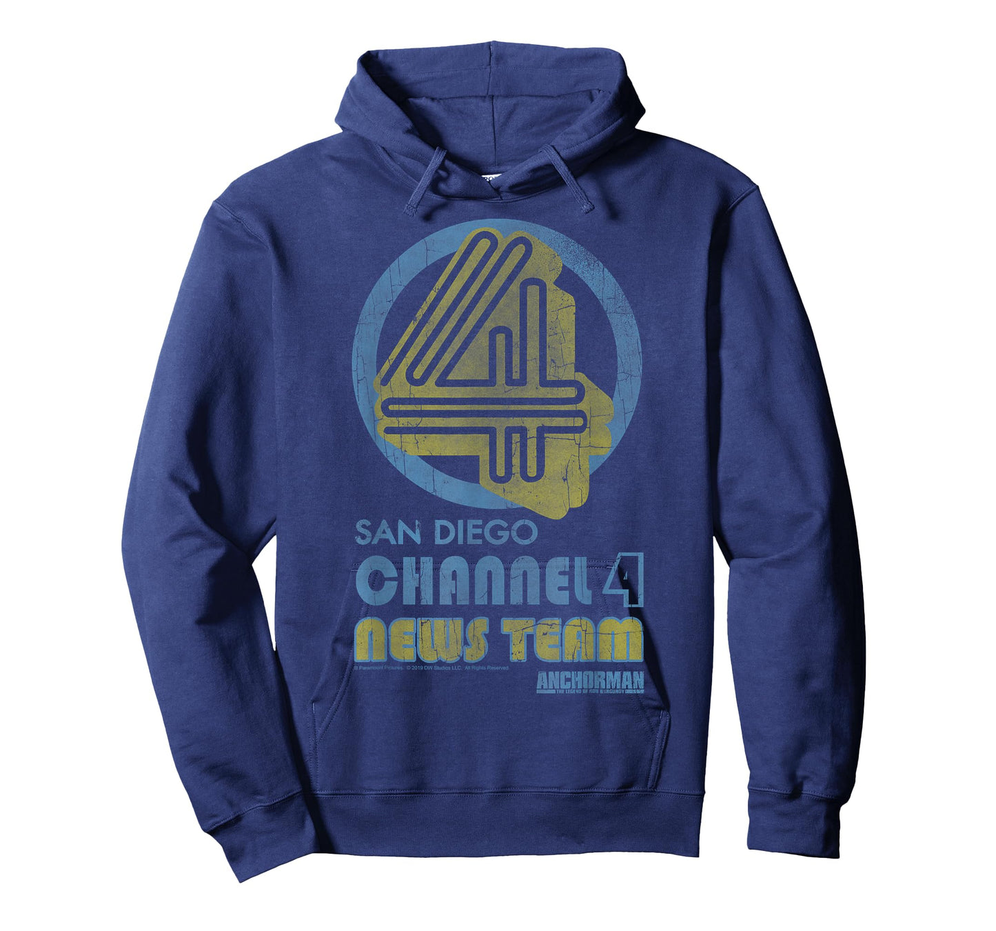 Anchorman San Diego Channel 4 News Team Logo T-Shirt